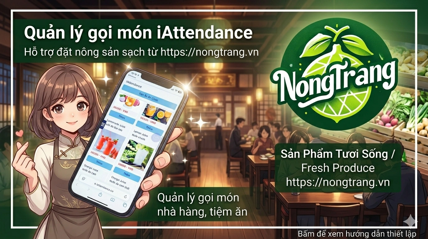 Giao diện quảng bá Nông Trang và hệ sinh thái bán nông sản trực tuyến